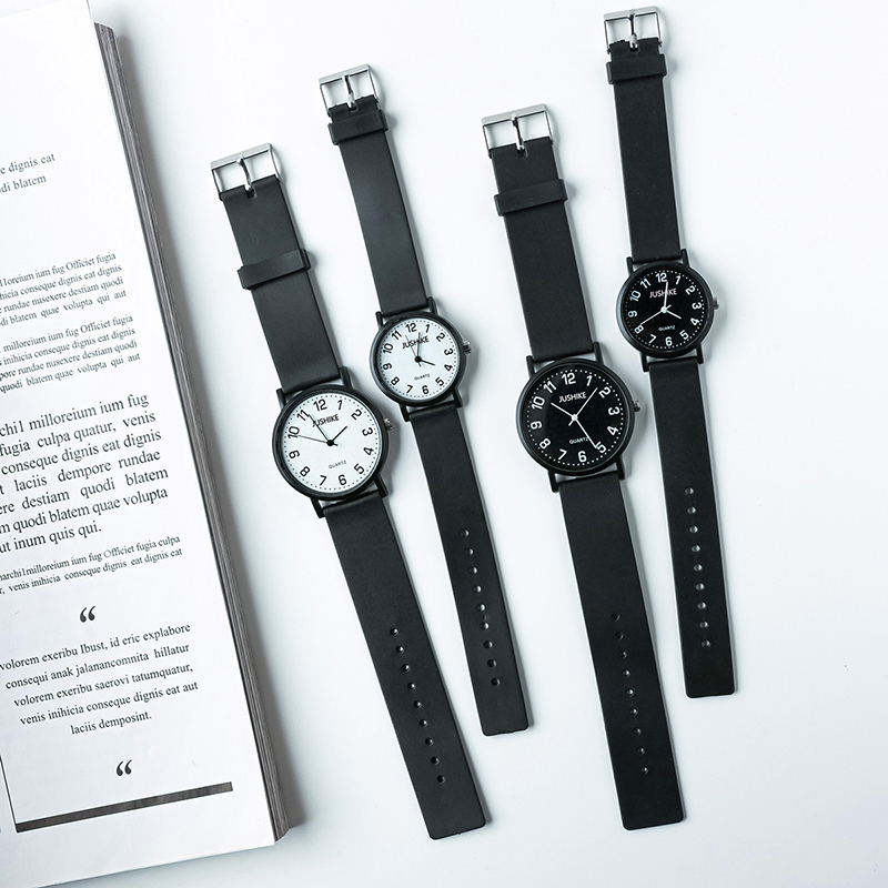 Reloj negro Simple, relojes de - Luxury Watch Leather Strap reseña y precio