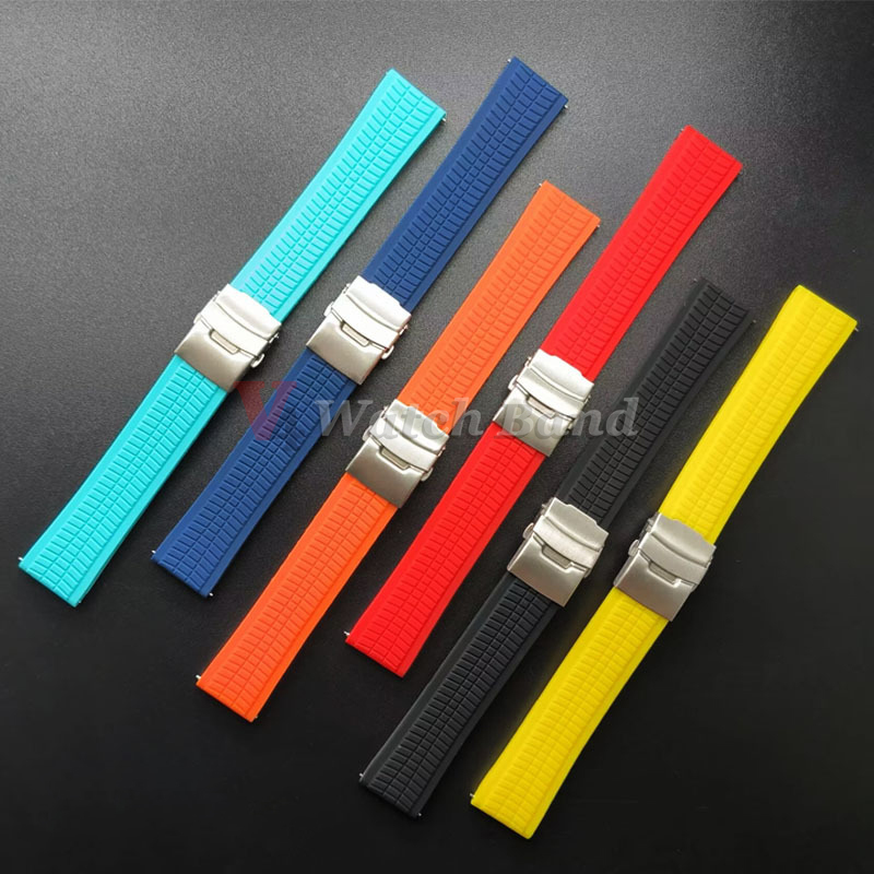 Correa de reloj de silicona, p - Luxury Watch Online reseña y precio